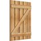 Ekena Millwork Spaced Board-n-Batten Shutters w/Z-Bar, Rough Sawn Western Red Cedar, 28 7/8W x 37H, PR RBS06Z29X037RWR - alternate 5
